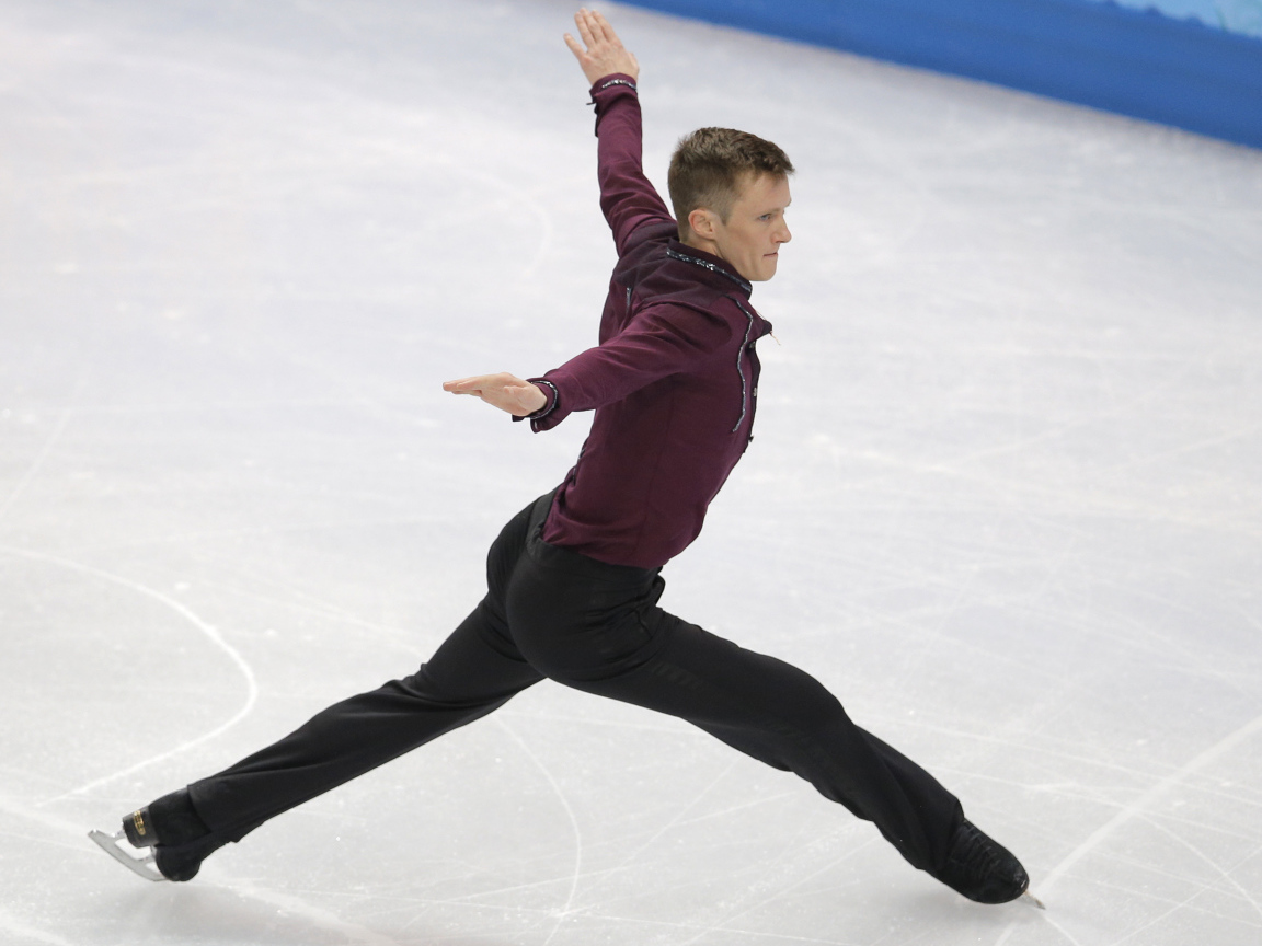American figure skater Jeremy Abbott won the bronze medal