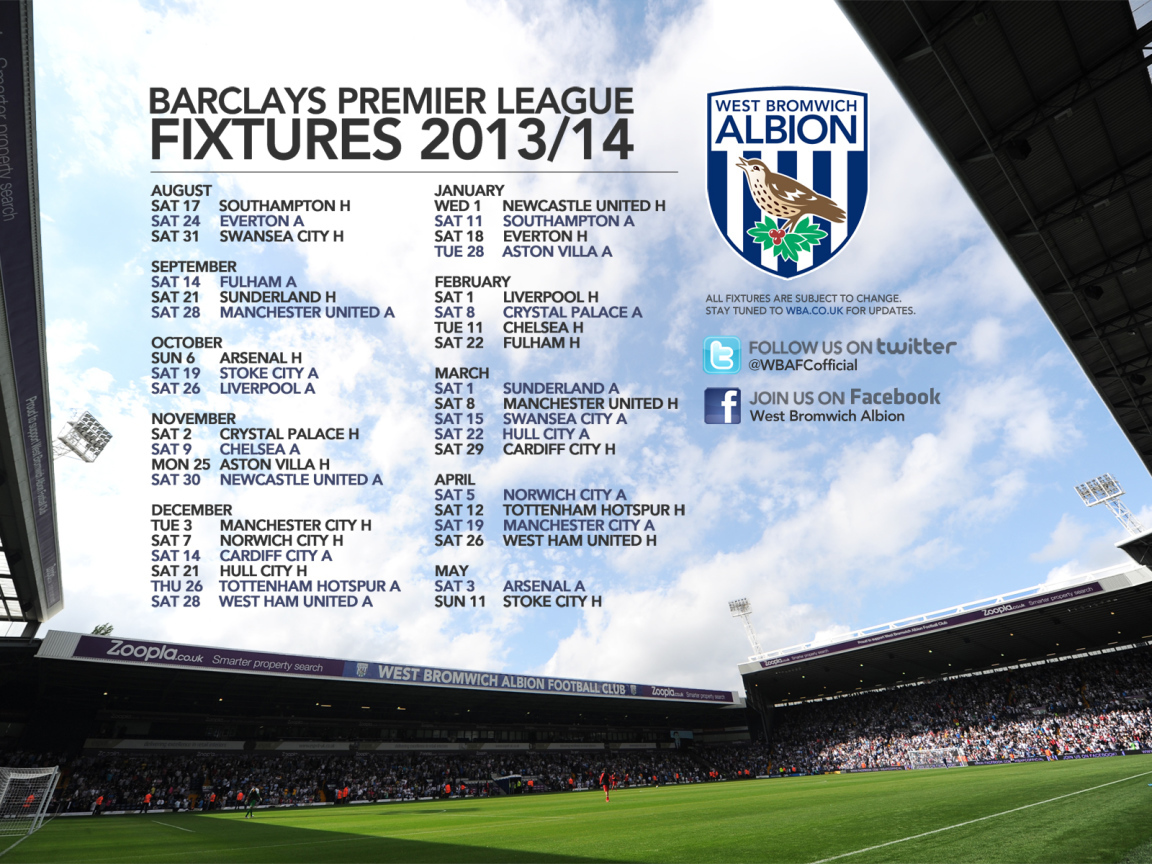 Возлюбленный футбольный клуб Вест Бромвич Альбион