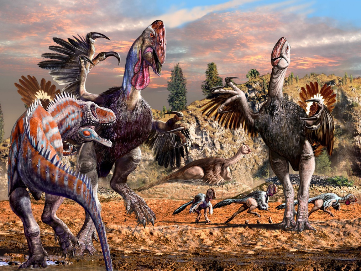 Динозавры предки птиц
