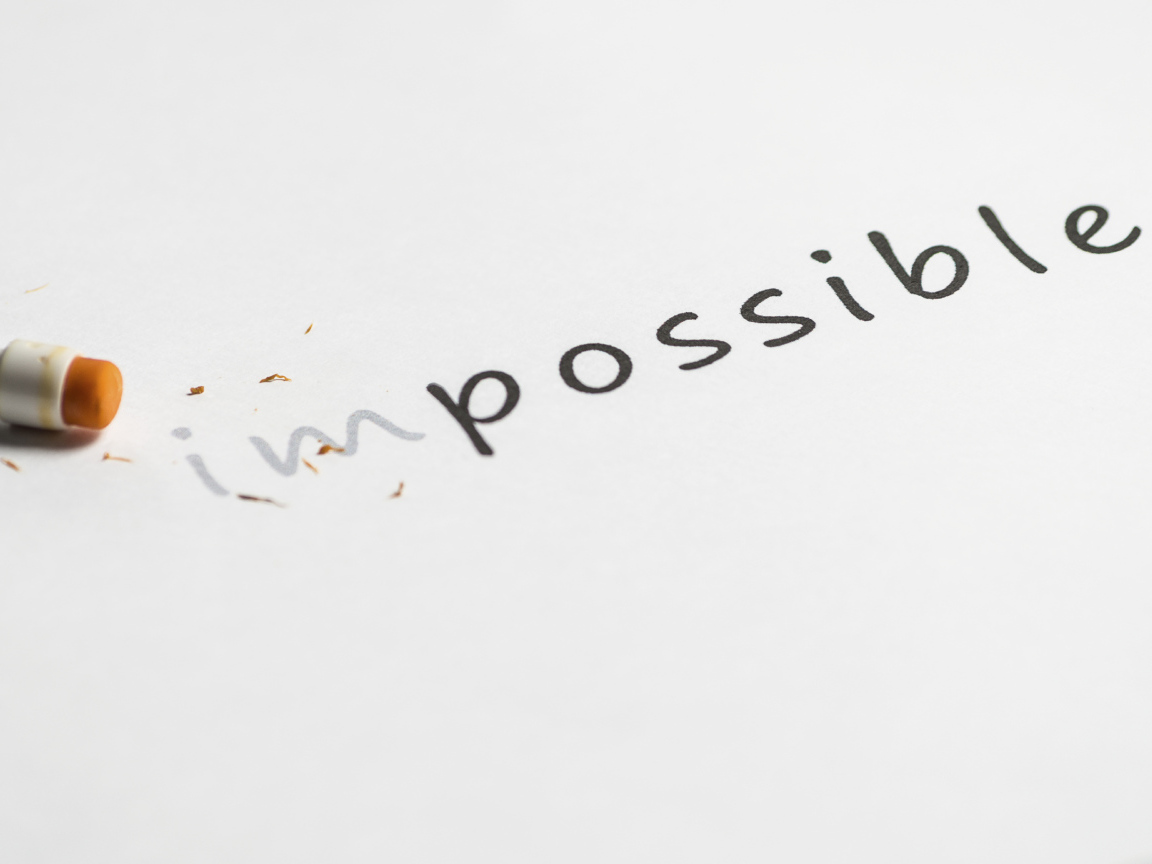 Сотри мысли что это невозможно