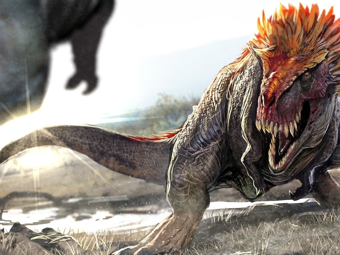 Разъяренный динозавр