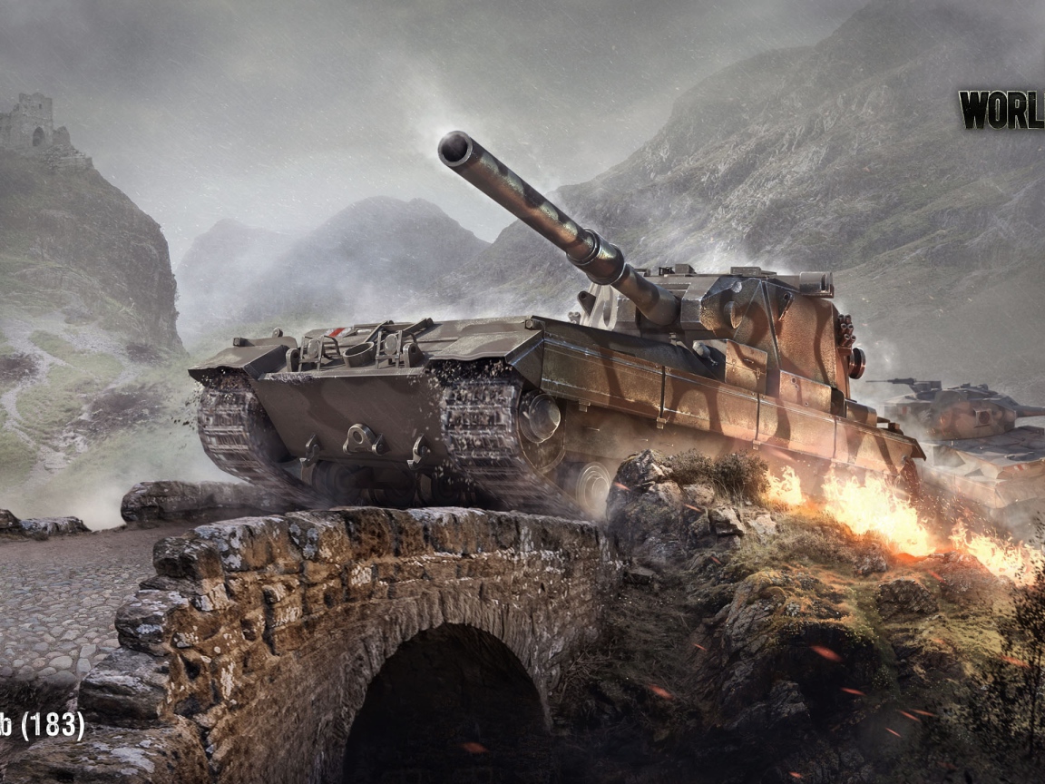 Танк Fv215b 183 в игре World of tanks