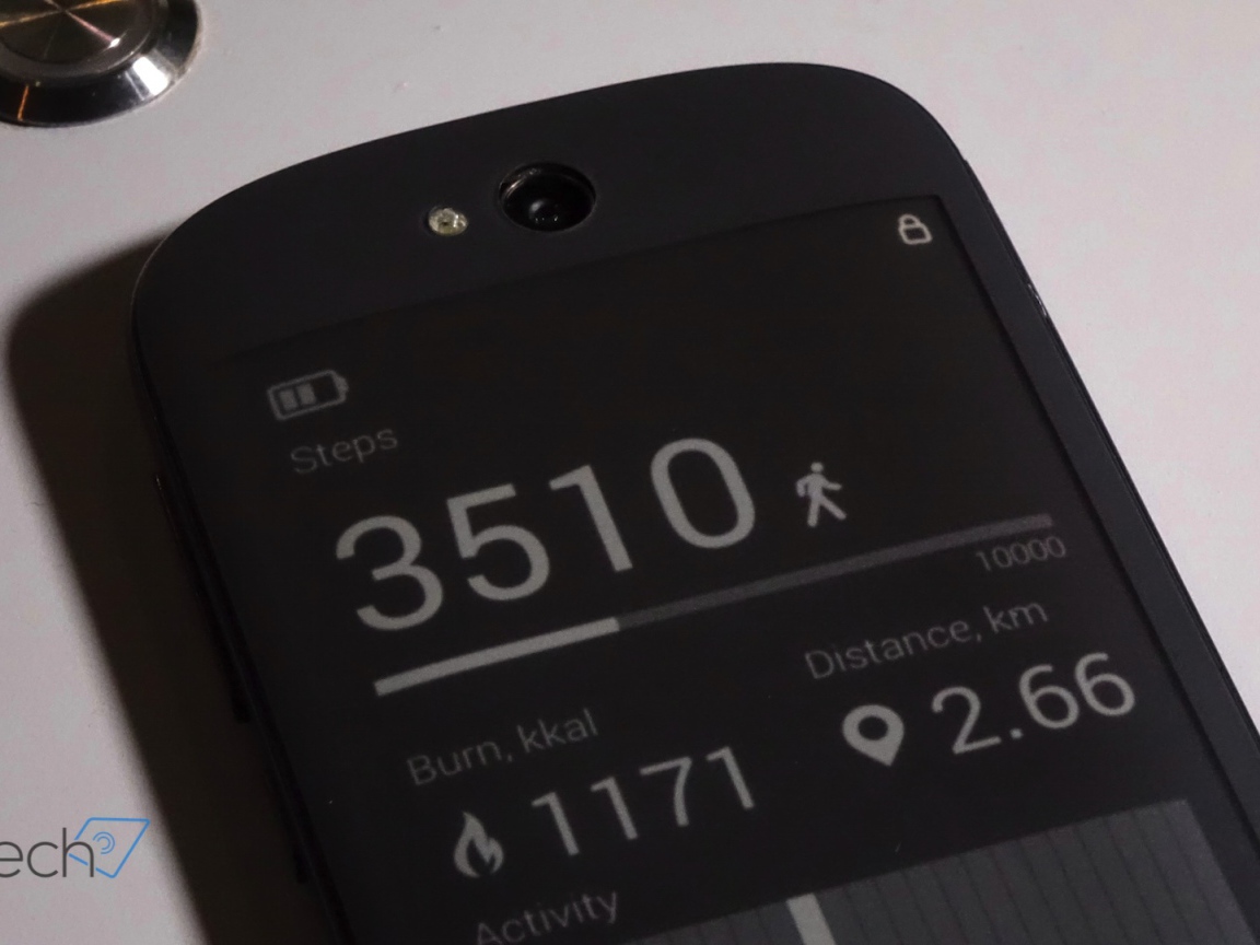 Измерение пройденного пути в YotaPhone 2
