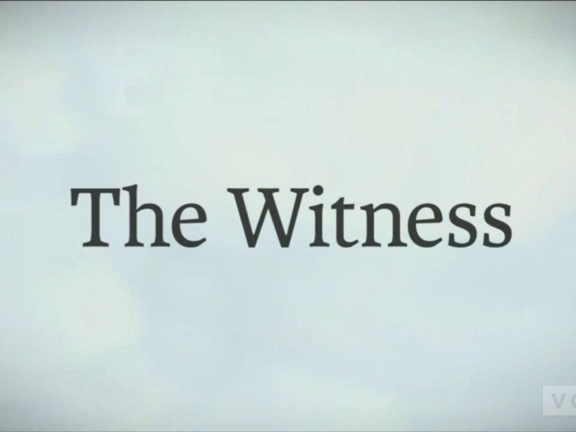 Постер игры The Witness