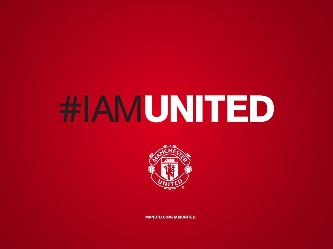 Знаменитая Футбольная команда Англии Манчестер Юнайтед