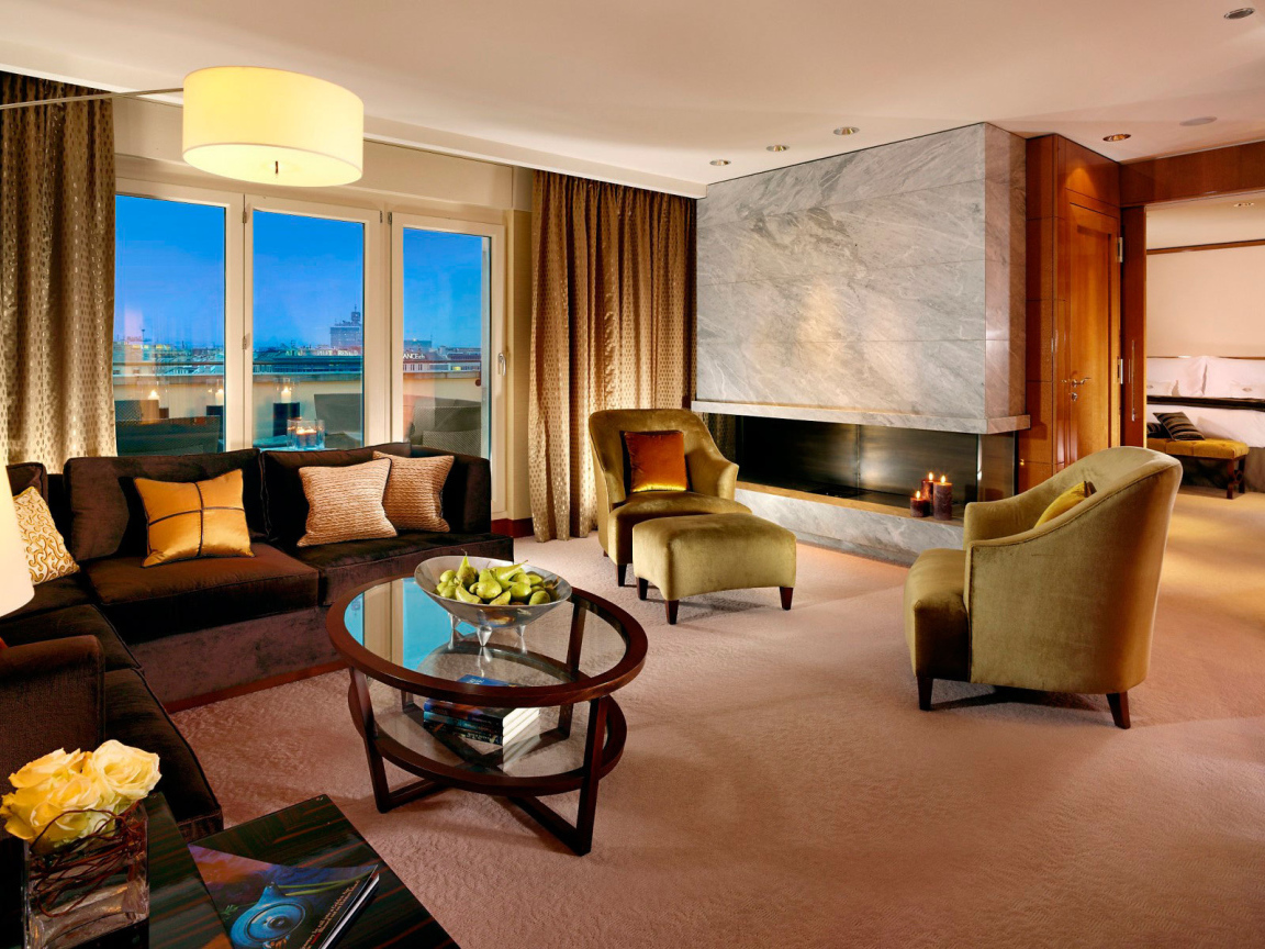 Стильный дизайн гостиной