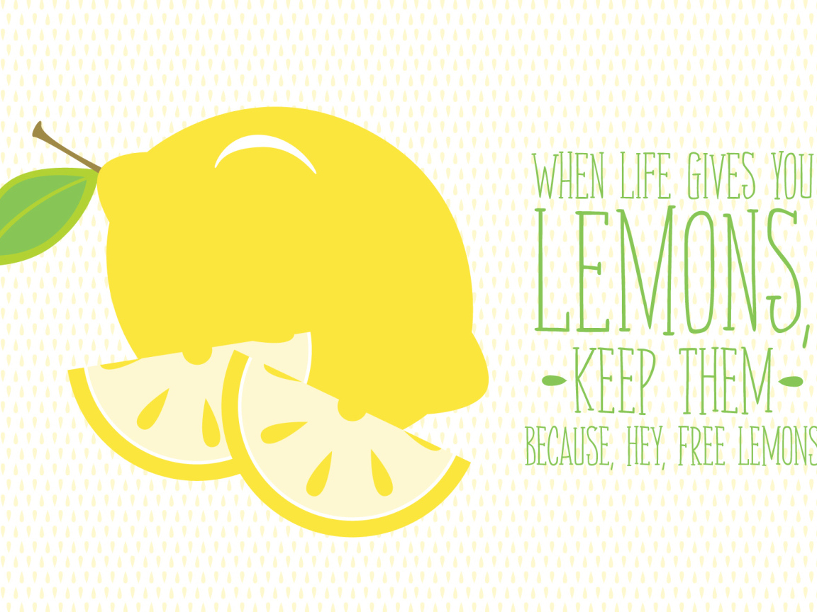 Когда жизнь подкидывает лимон - радуйся бесплатным лимонам