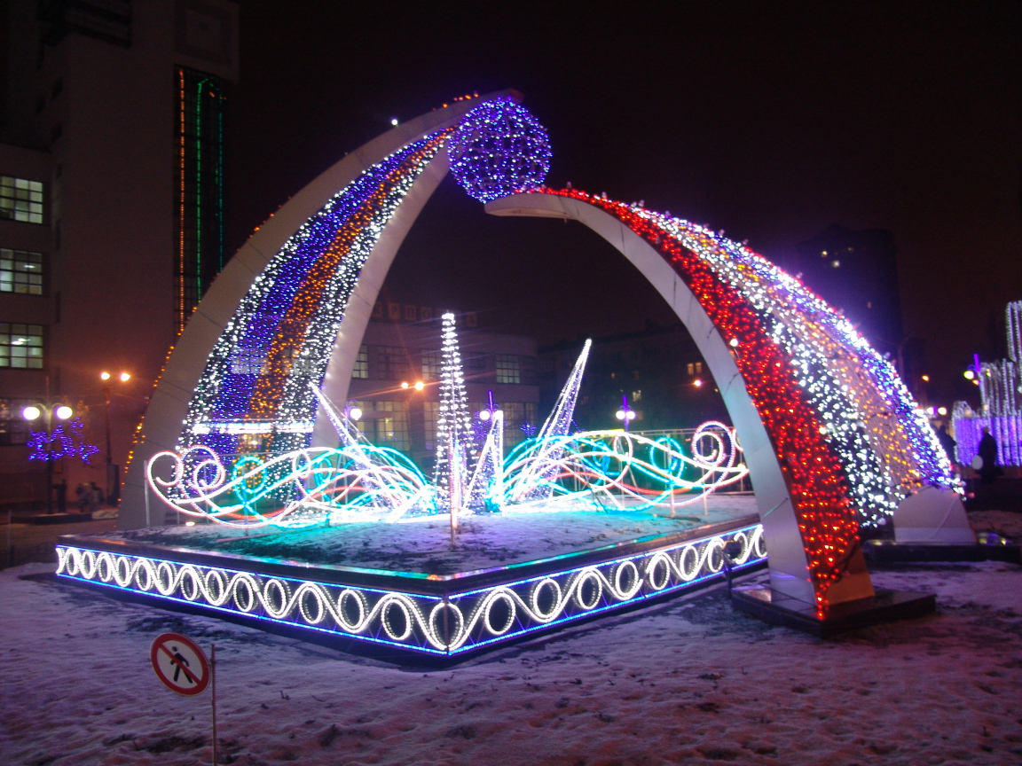 Харьков ночью