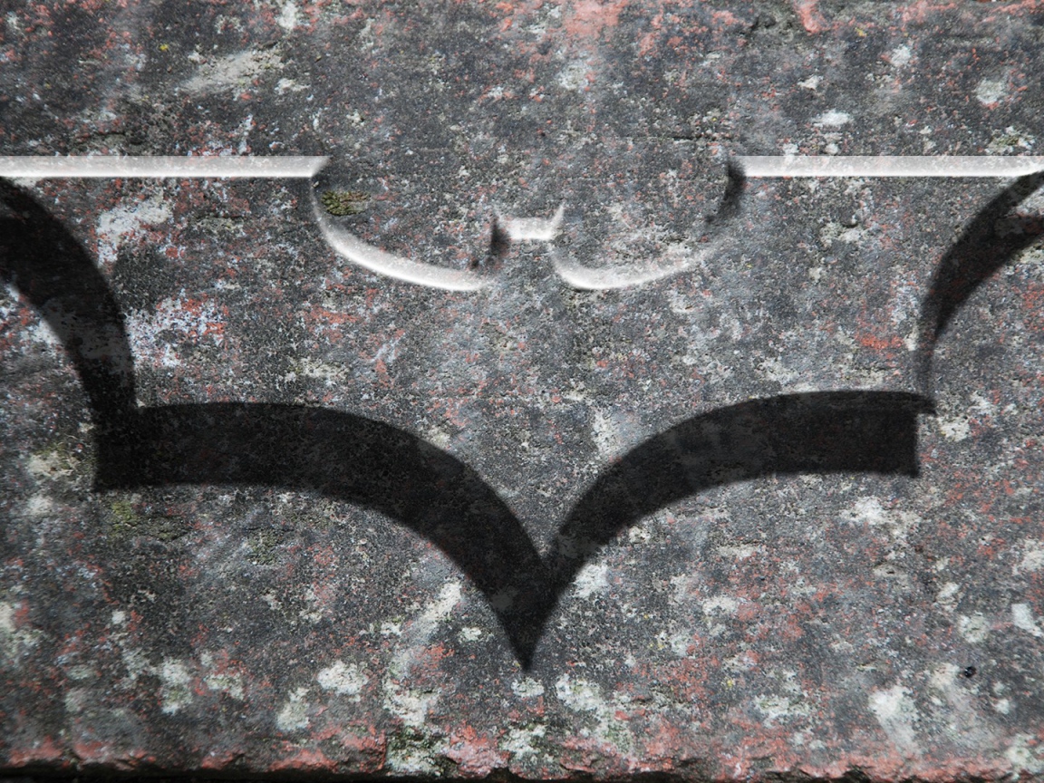 3Д модель логотипа Бетмана