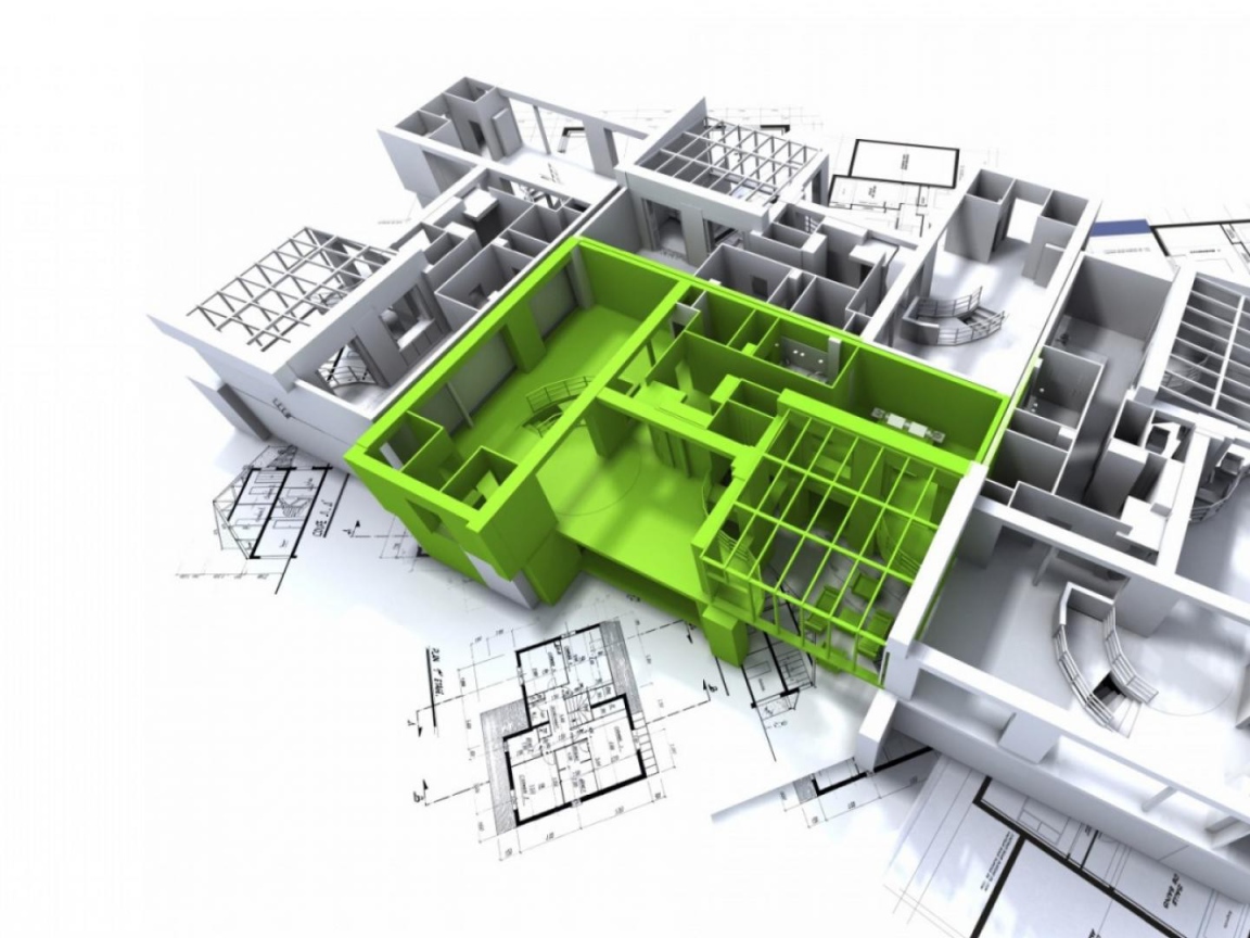 3Д модель дома