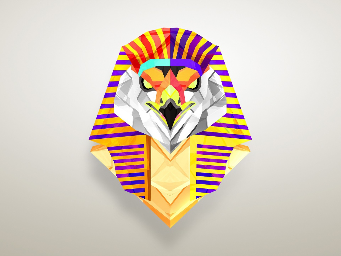 Египетский бог, 3-Д графика