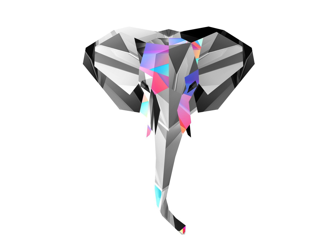 Слон, 3-Д графика