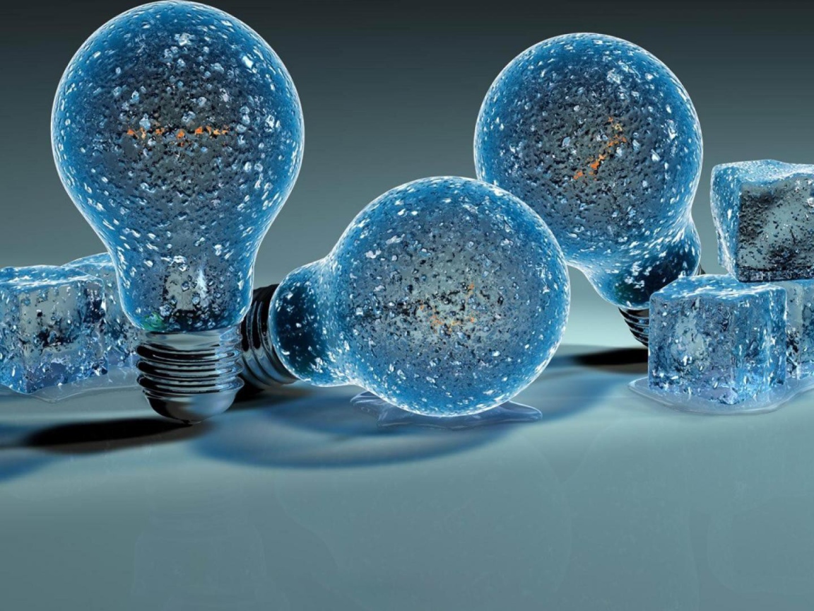 Лампы из льда