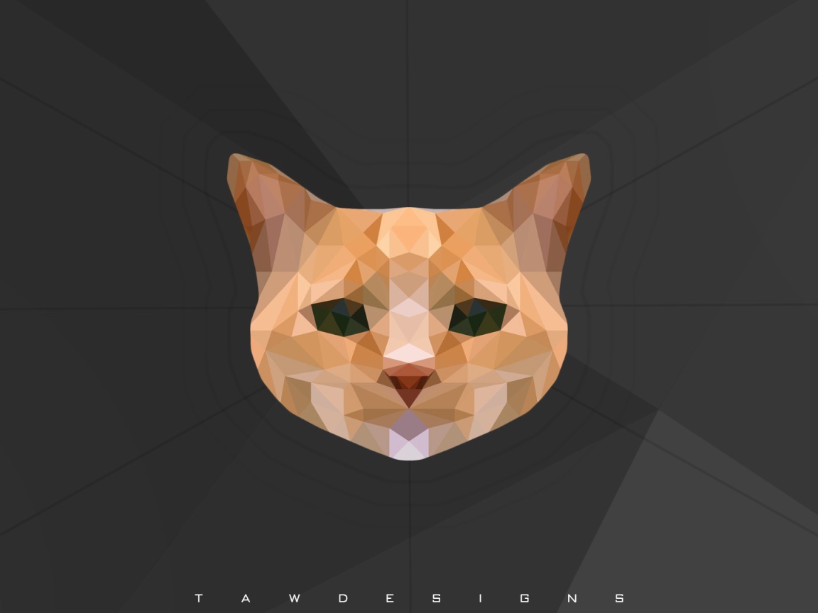 Морда кота, 3-Д графика