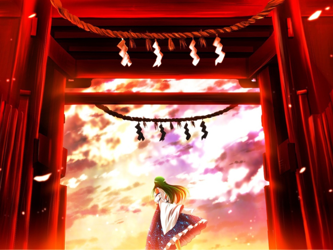 Храм в аниме Touhou Project