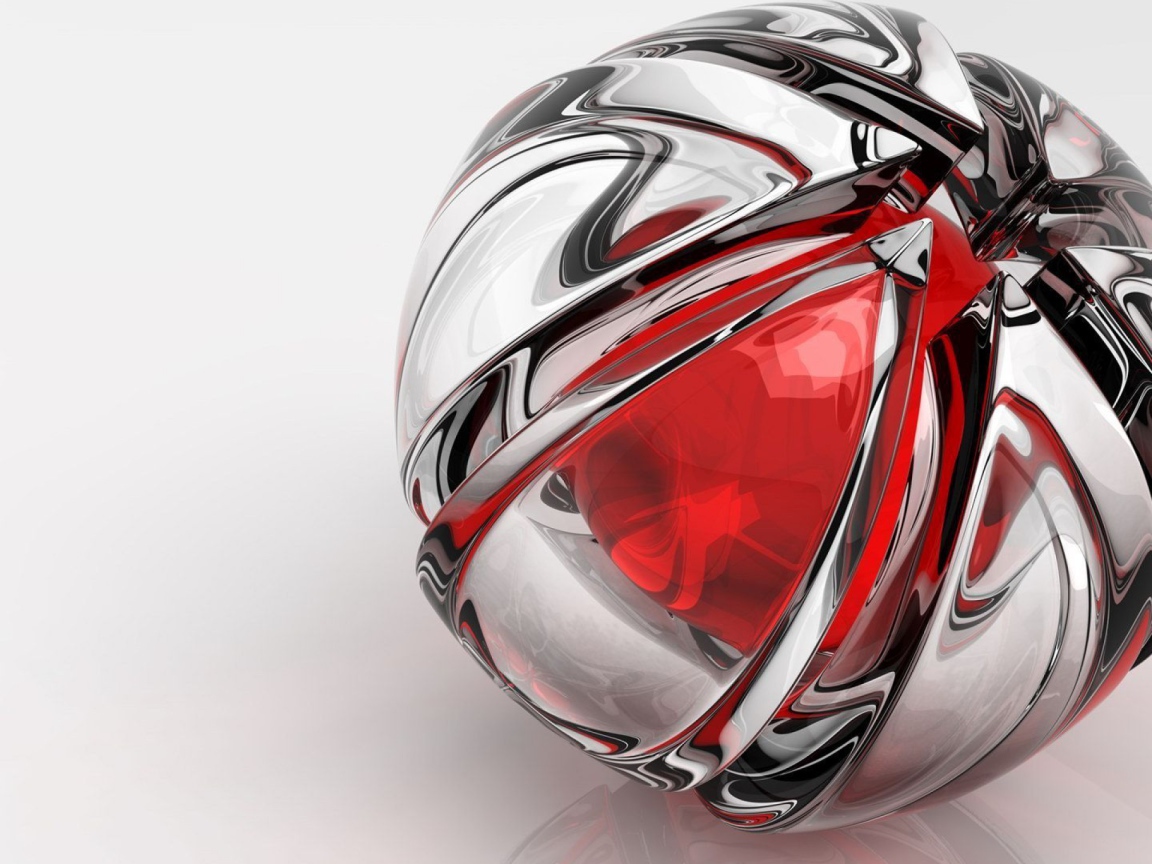 Шар из металла состоящий из долек