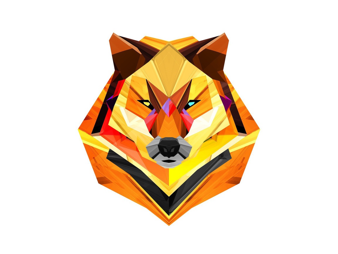 Голова лисы, 3-Д графика