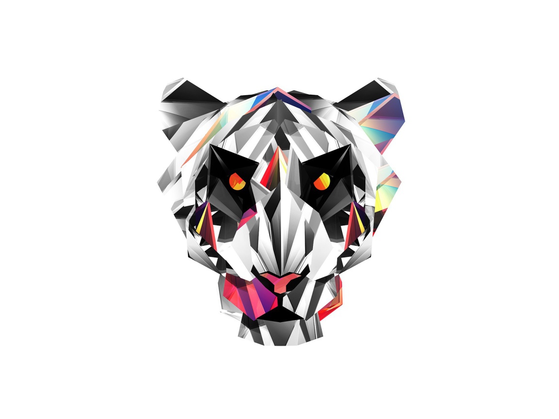 Белый тигр, 3-Д графика