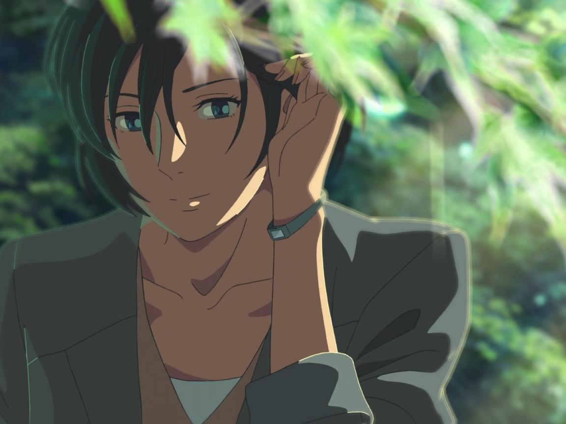 Персонаж аниме Сад изящных слов