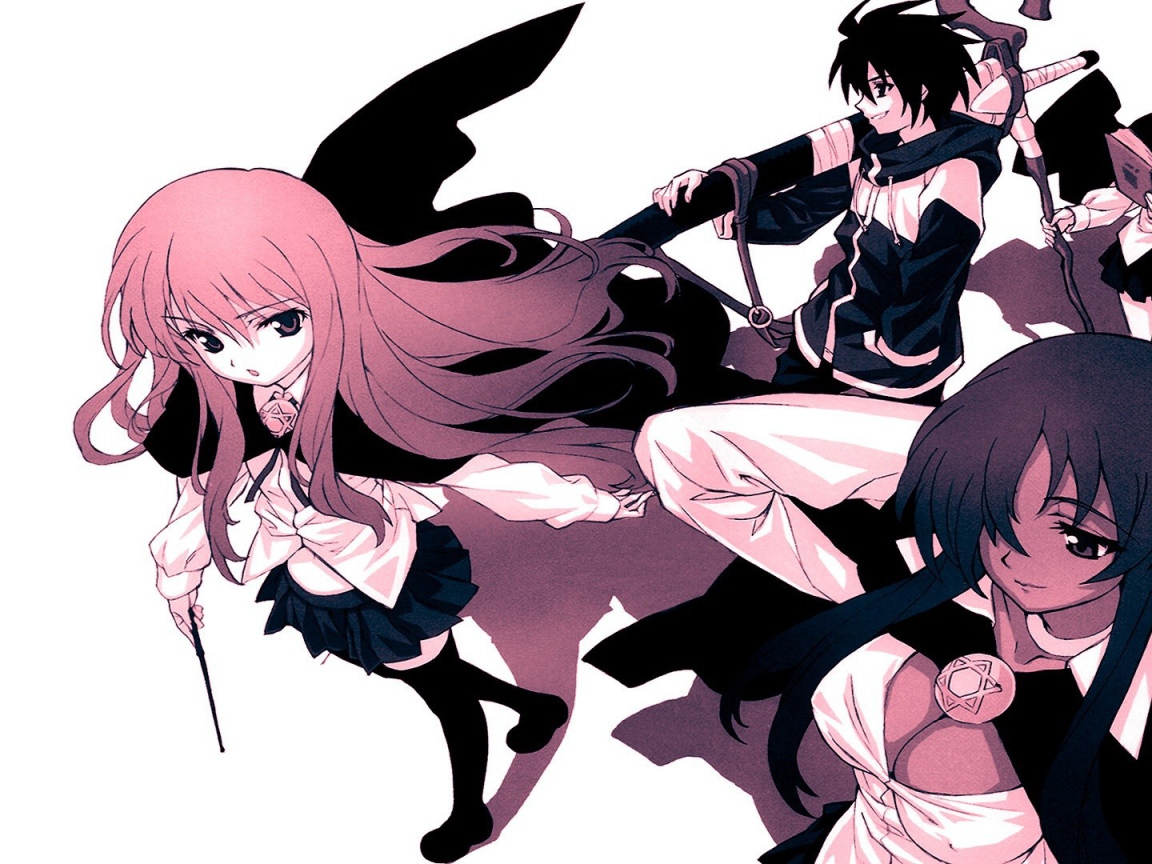 Персонажи аниме Подручный Луизы-Нулизы