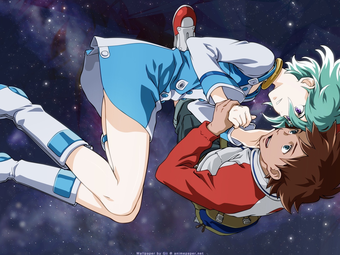 Аниме персонажи в невесомости, Eureka Seven