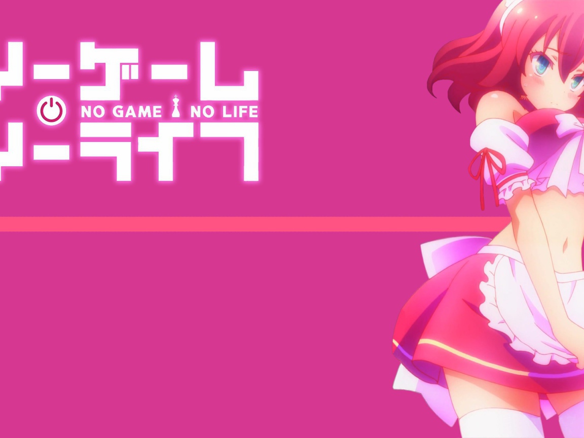 Аниме Игра на выживание, розовый фон