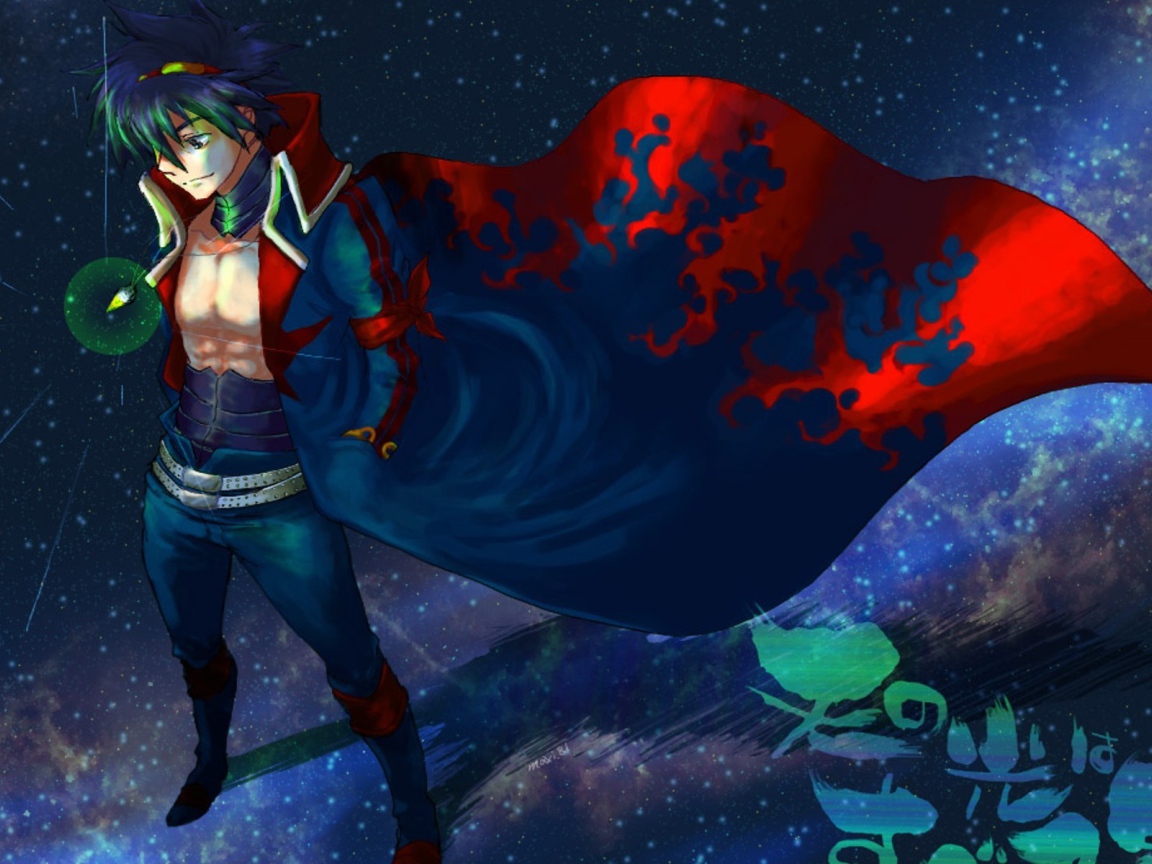 Герой аниме в плаще, Гуррен-Лаганн