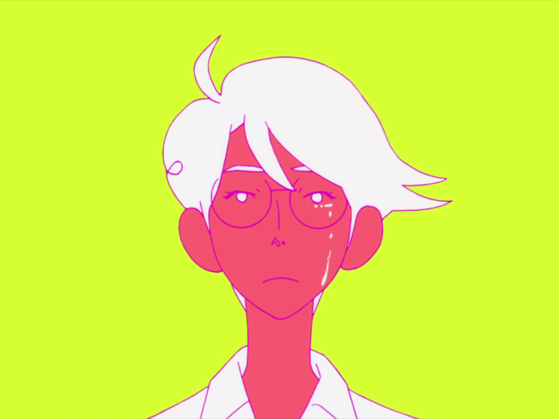 Плачущий персонаж аниме The Tatami Galaxy