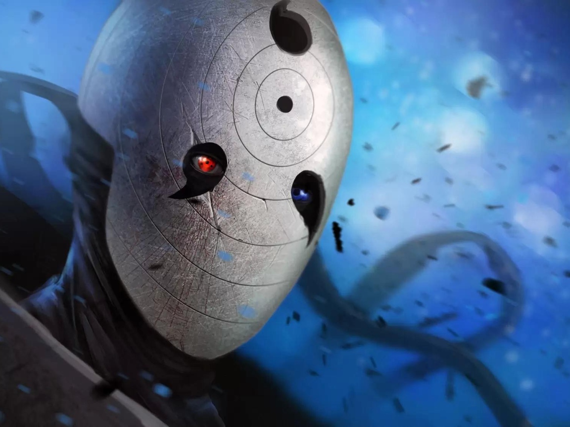 Глаз Шаринган у робота, аниме