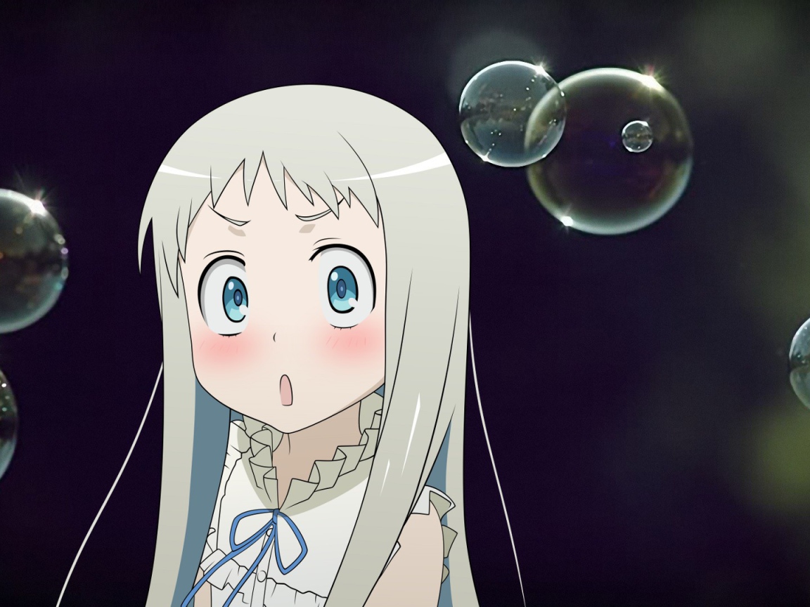 Девушка призрак в аниме Honma Meiko