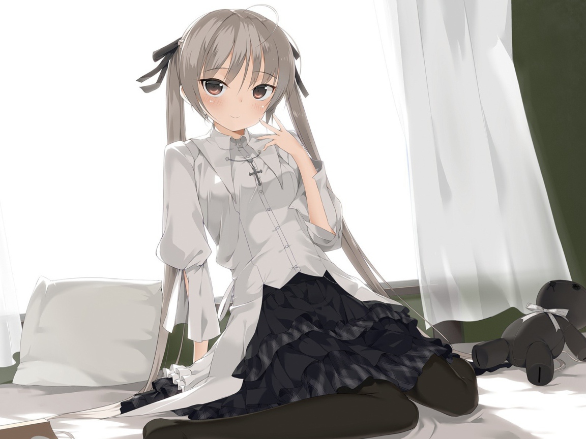 Девушка из аниме Связанные небом