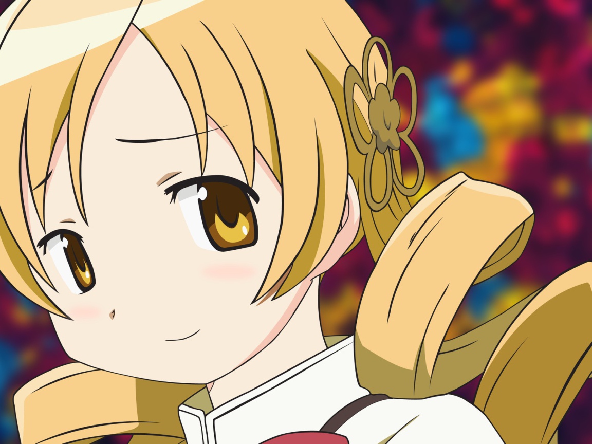 Девочка из аниме Девочка-волшебница Мадока