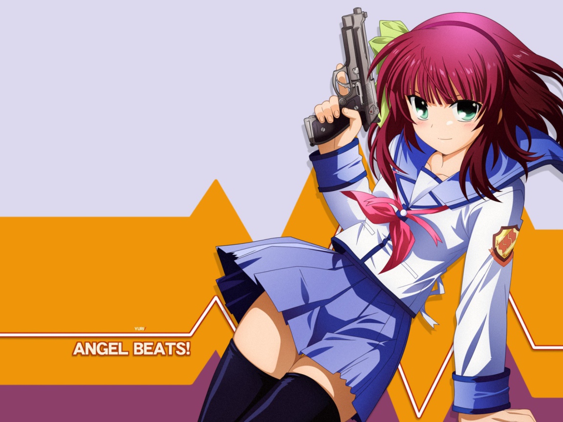 Девушка с пистолетом, аниме Ангельские ритмы