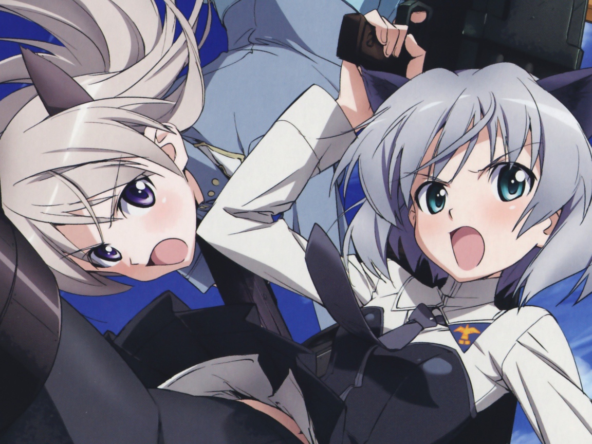 Девушки из аниме Штурмовые ведьмы