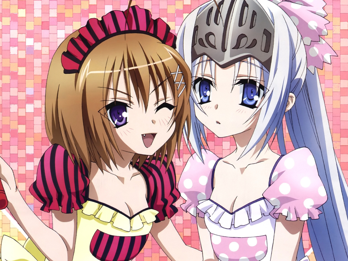 Девушки из аниме Уж не зомби ли это