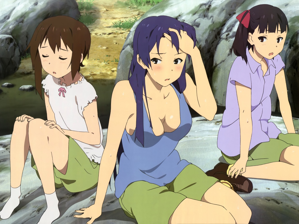 Девушки в аниме Звуки небес