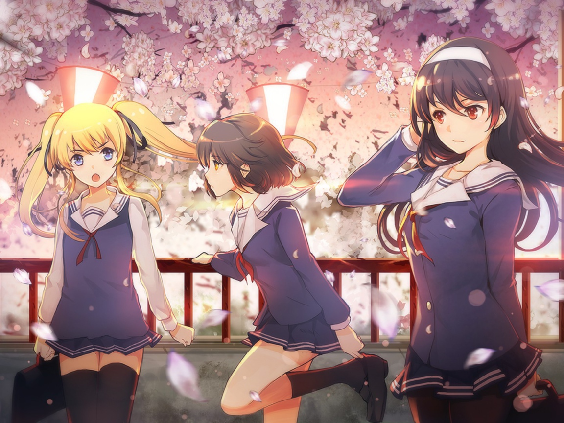 Девушки в саду сакур, аниме Как создать скучную героиню