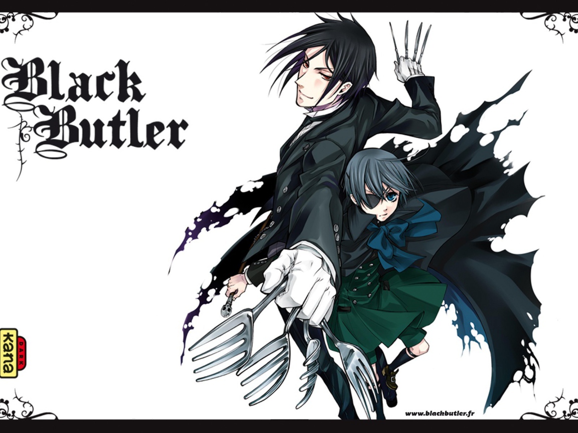 Японское аниме Тёмный дворецкий