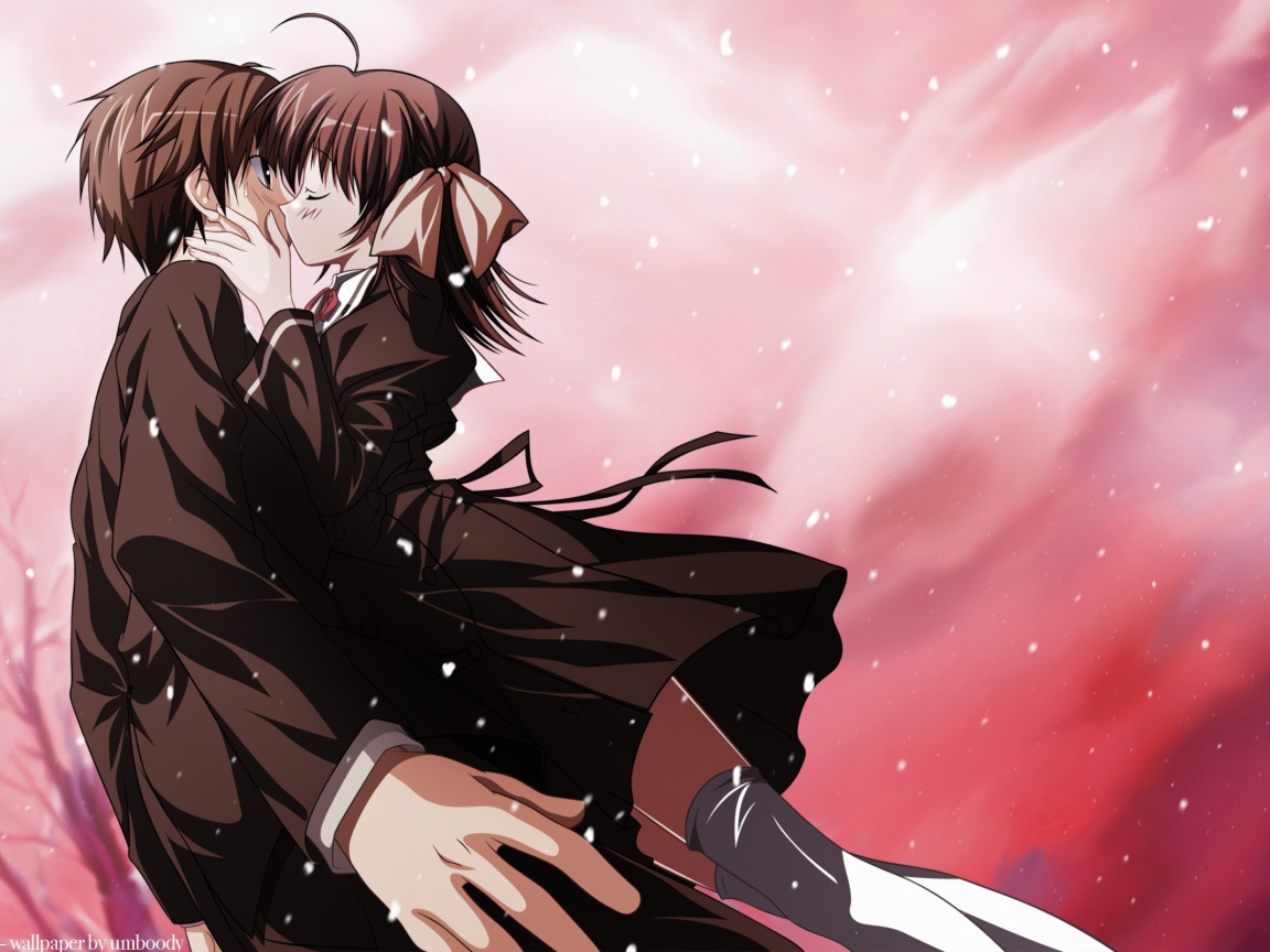 Влюбленные в аниме Эф - история воспоминаний