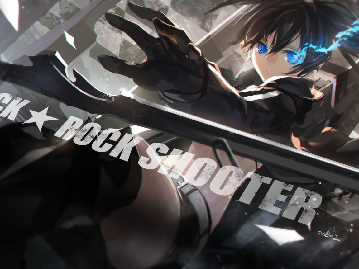 Манга аниме Black Rock Shooter