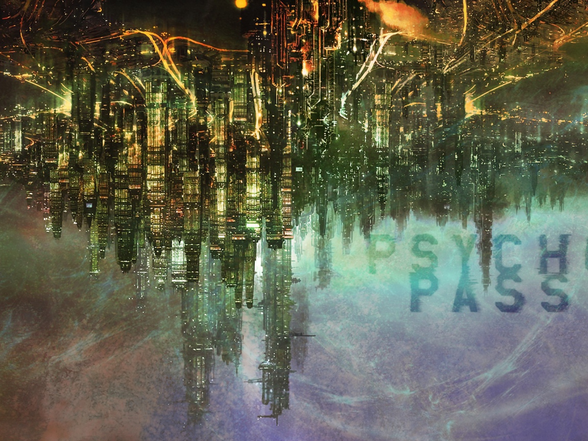 Мегаполис в аниме Psycho-Pass