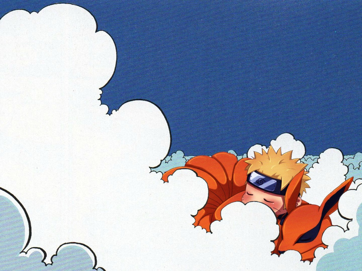 Наруто спит в облаках, аниме