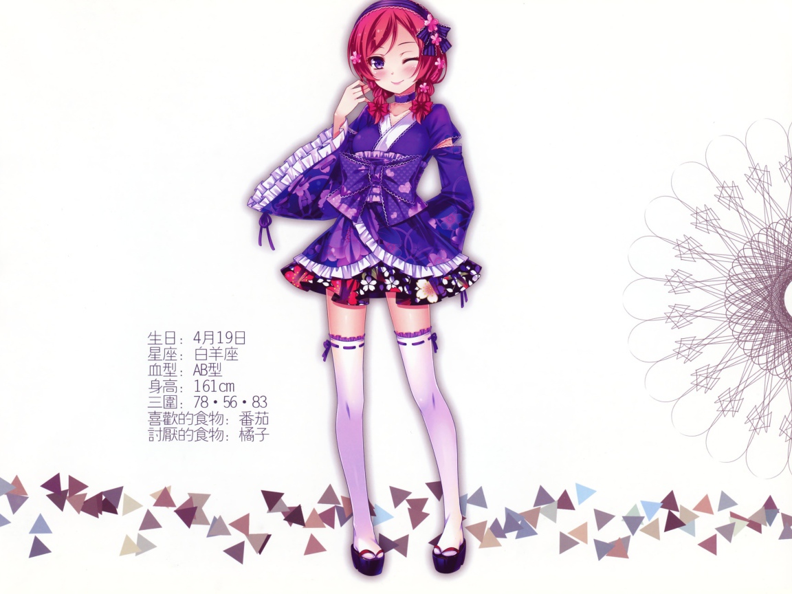 Нишикино Маки персонаж аниме Love Live