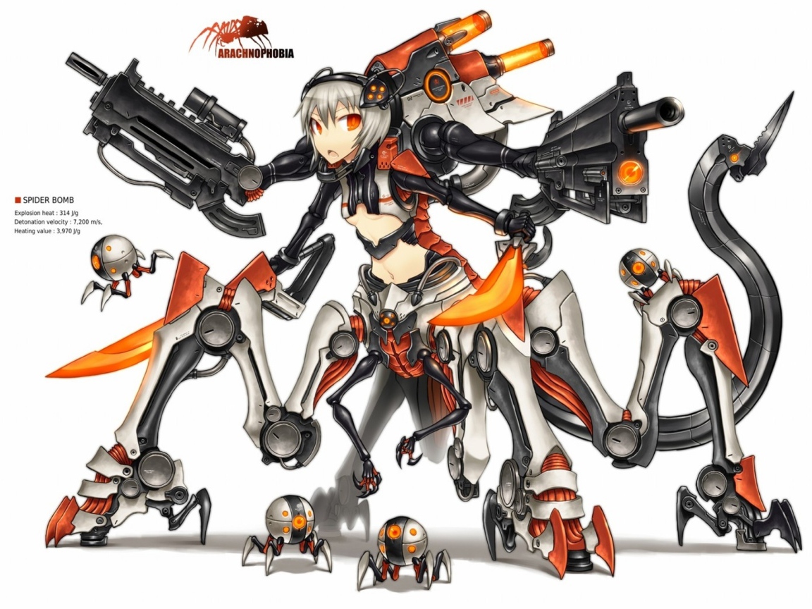 Оранжевый робот Gia Anime