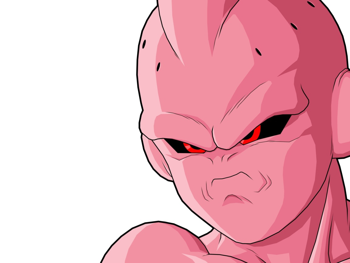 Розовый тролль из аниме Dragon Ball