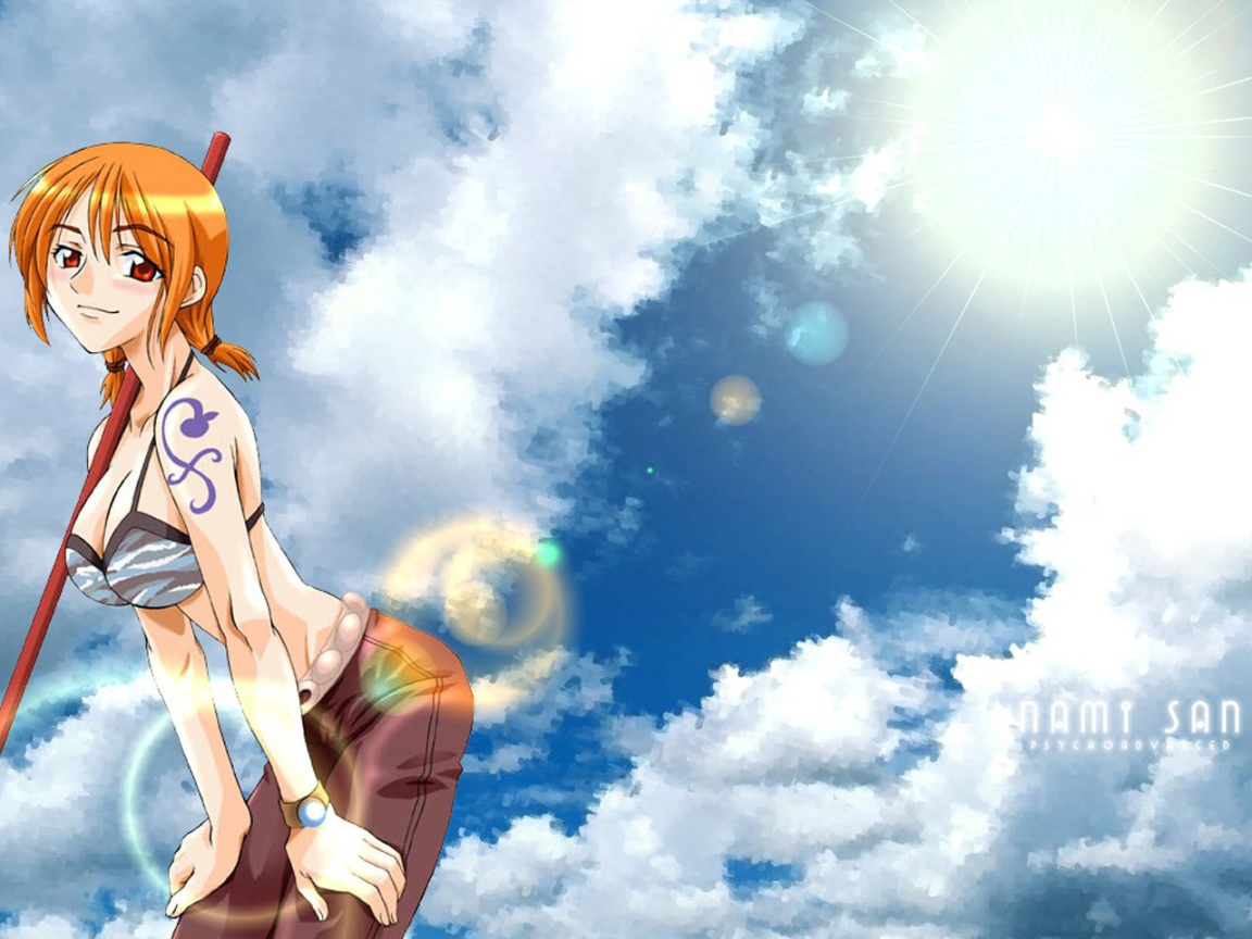 Радужная девушка аниме Большой куш