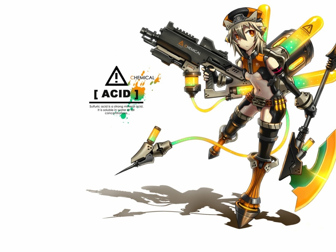 Девушка робот Gia Anime