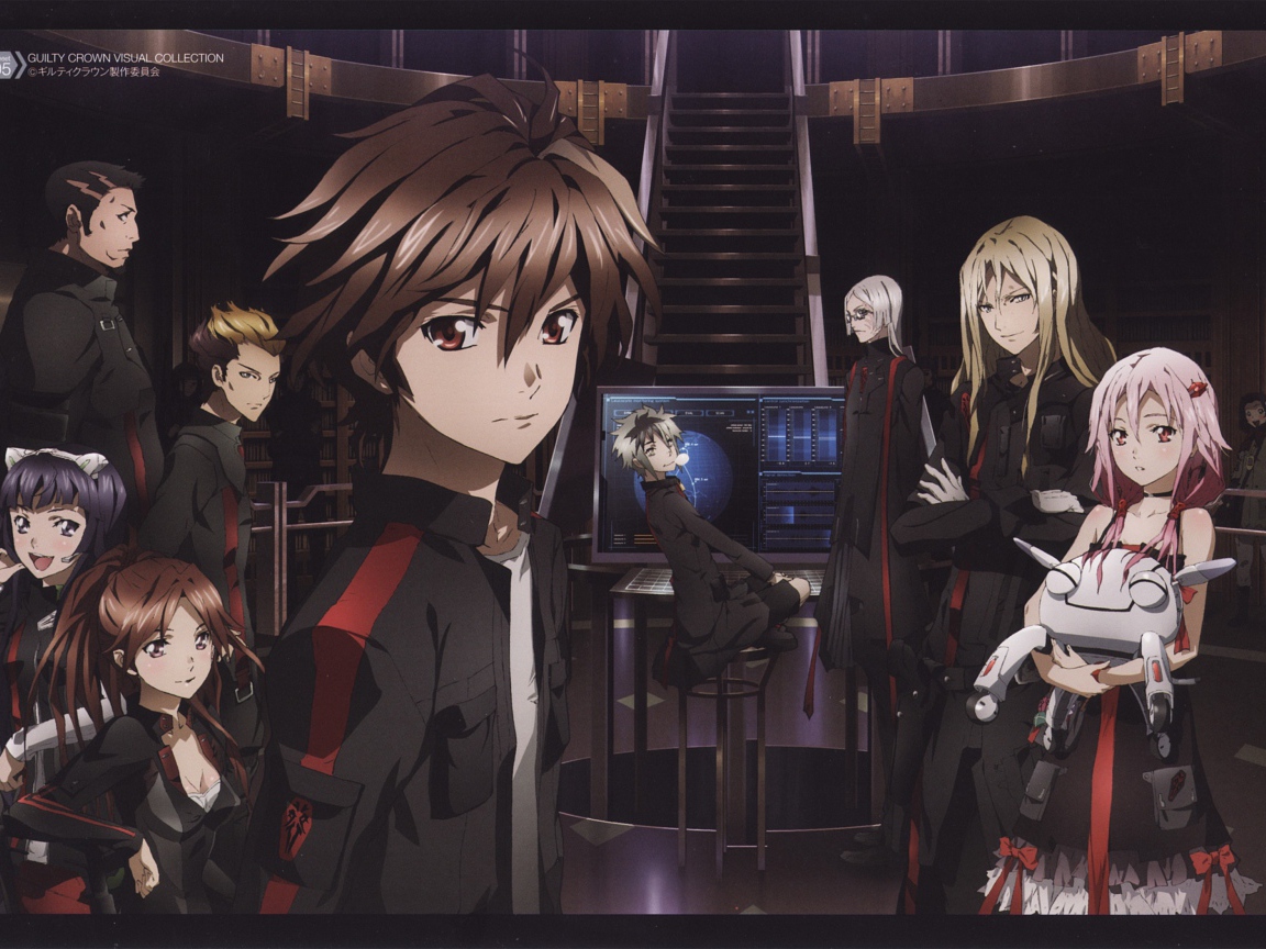 Тайный штаб в аниме Корона грешника