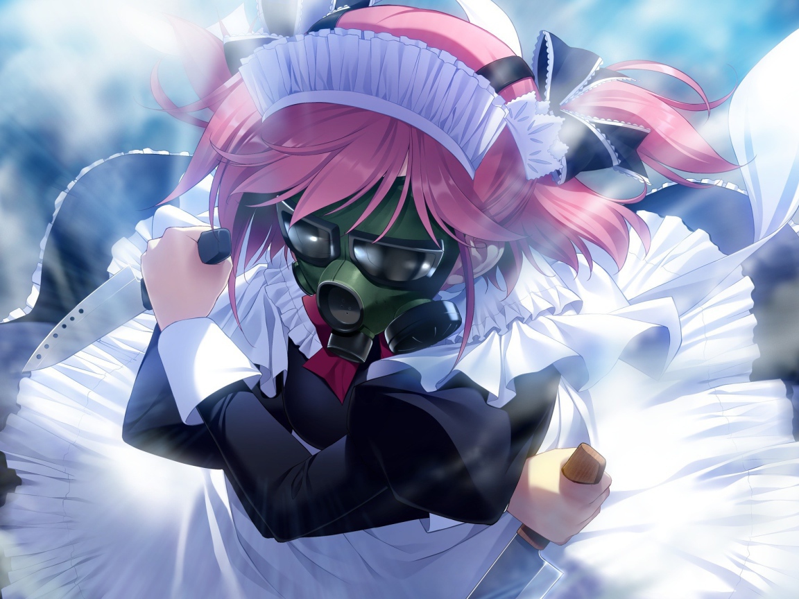 Девушка в маске, аниме Grisaia no Kajitsu