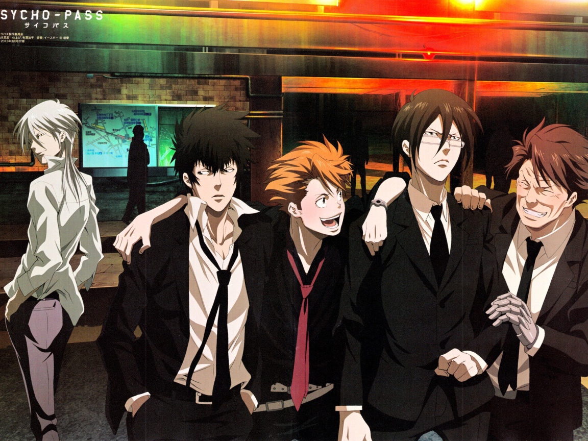 Главные герои аниме Psycho-Pass